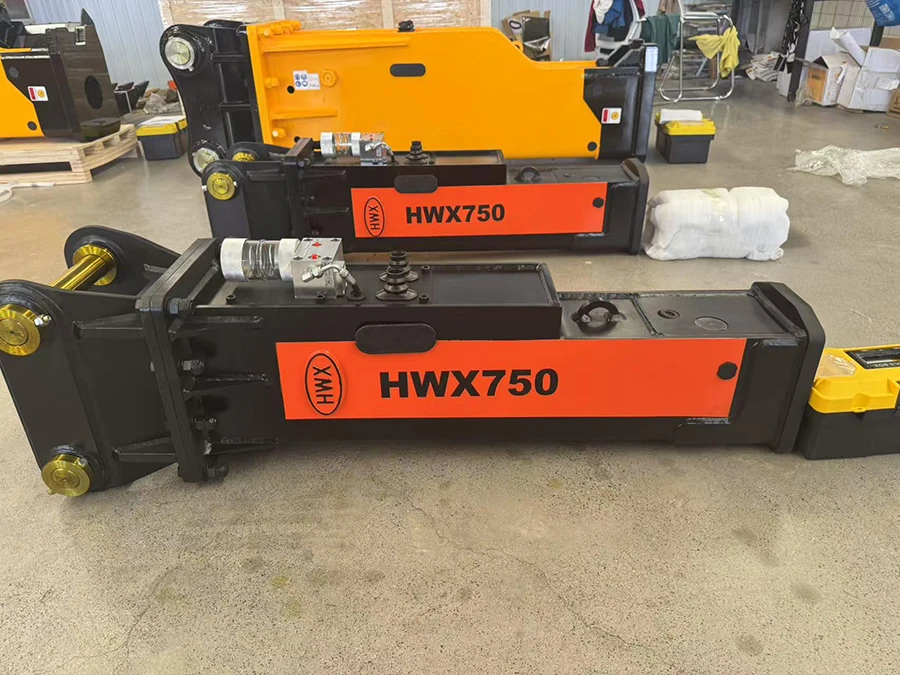 HWX750 HWX1400 المطرقة الهيدروليكية حفارة كسارة الصخور المطرقة لأعمال هدم البناء #2