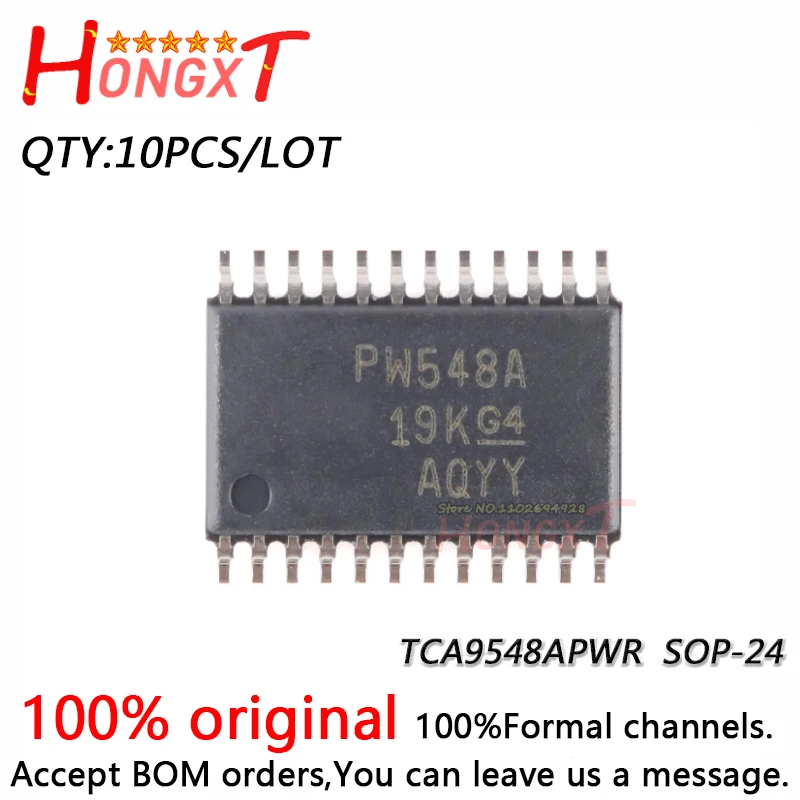 10PCS 100% New TCA9548APWR TCA9548A PW548A TCA9548APWT TCA9548APW TCA9548 SOP-24.Chipset