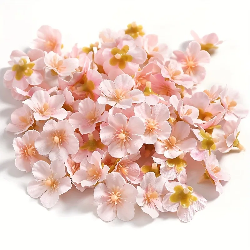 30/50/100 Stück künstliche Blumen Kopf 2,5 cm gefälschte Blumen für Heimdekoration Hochzeitsdekoration DIY handgemachte Girlande Geschenke Zubehör – Detail 4