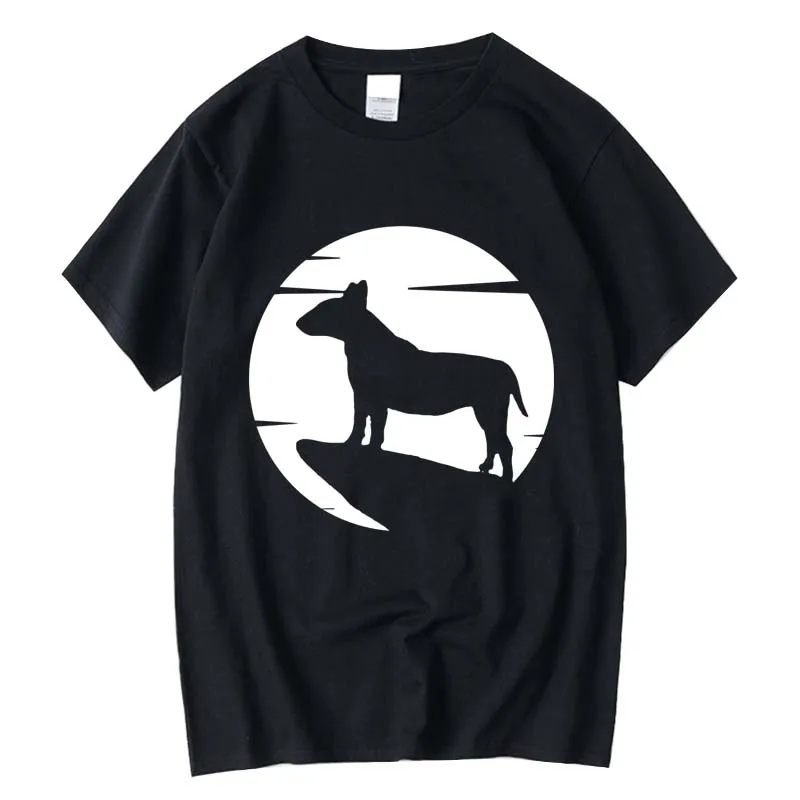 High Quality 100% Cotton Men's T-Shirt Customizable Hand-Painted Design German Shepherd Print Fashionable Casual Top