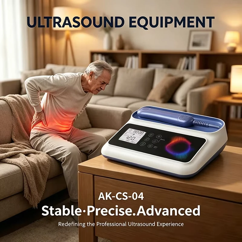 1MHz 3MHz Ultrasound Physiotherapy Device Adjustable Intensity Muscle Joint Pain Relief Ultrasonic Massage Therapy Instrument
