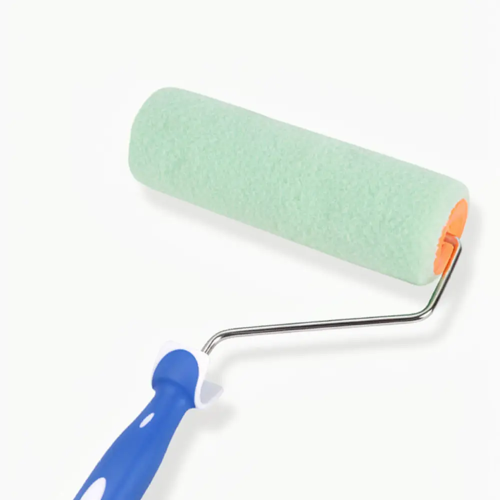 Lambskin Paint Roller Brush Set Wall Painting Applicator Latex Coating Tool Professional Finish Durable Handle Supply