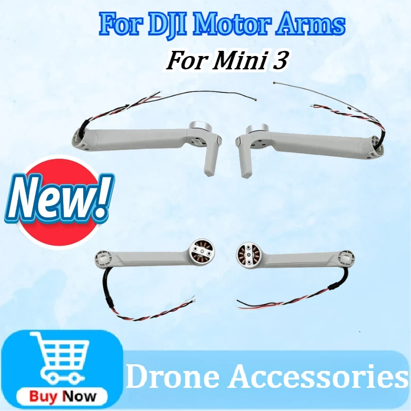 

New Upgraded Motor Arms For DJI Mini 3 Left Right Front Rear Arm With Motor and Cables Drone Replacement Spare Part High Quality