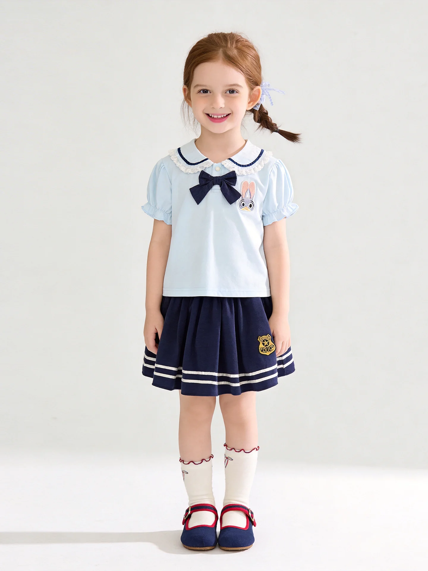 ensemble-deux-pieces-d'ete-nouveau-style-tenue-de-policiere-lapin-mignon-et-jupe-style-princesse-pour-filles-chemise-enfant-style-uniforme-scolaire
