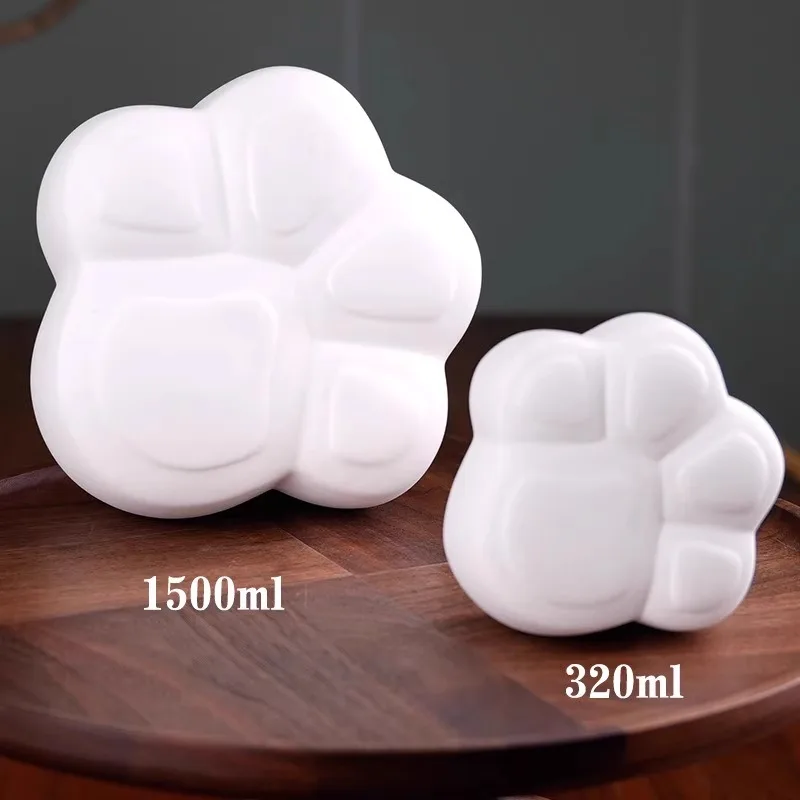 

Paw print pet urn, sealed moisture-proof, large and small cat and dog urn, death cremation memorial funeral supplies