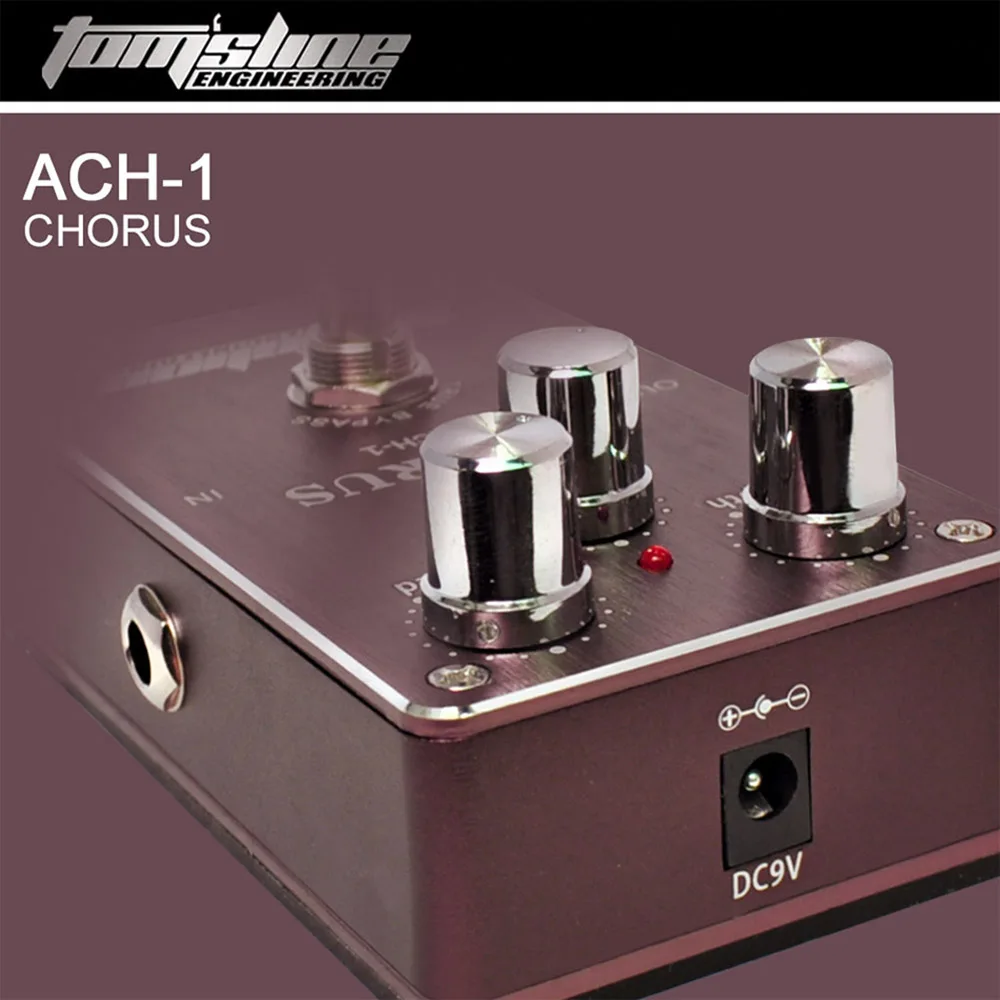 AROMA ACH-1 Guitar Chorus Effect Pedal Built-in Operation Amplifier True Bypass Metal Shell Electric Guitar Parts & Accessories