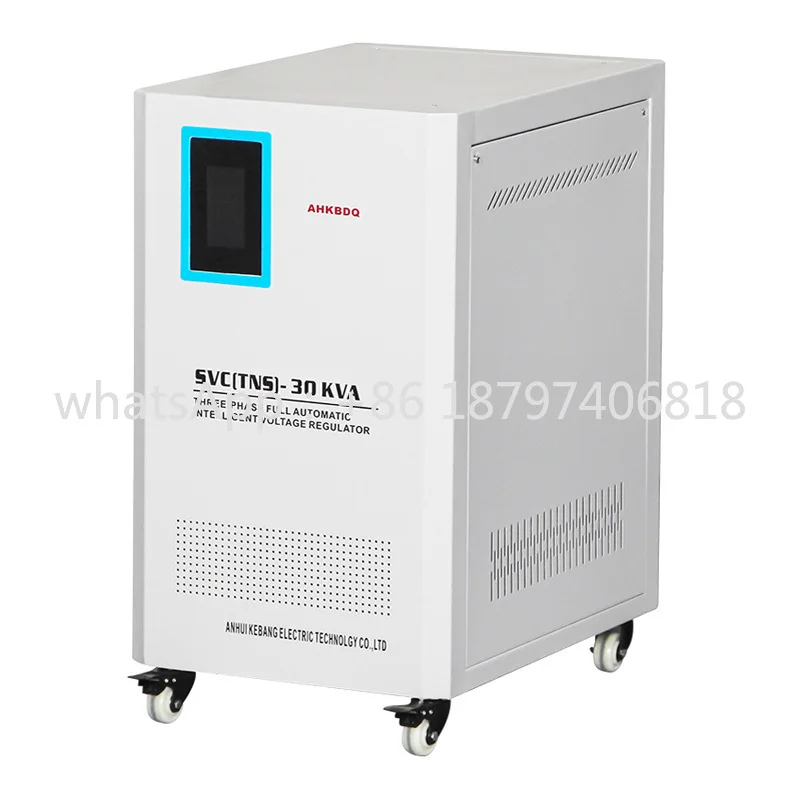 30KVA output AC power 50Hz voltage stabilizer, three-phase to three-phase 380V