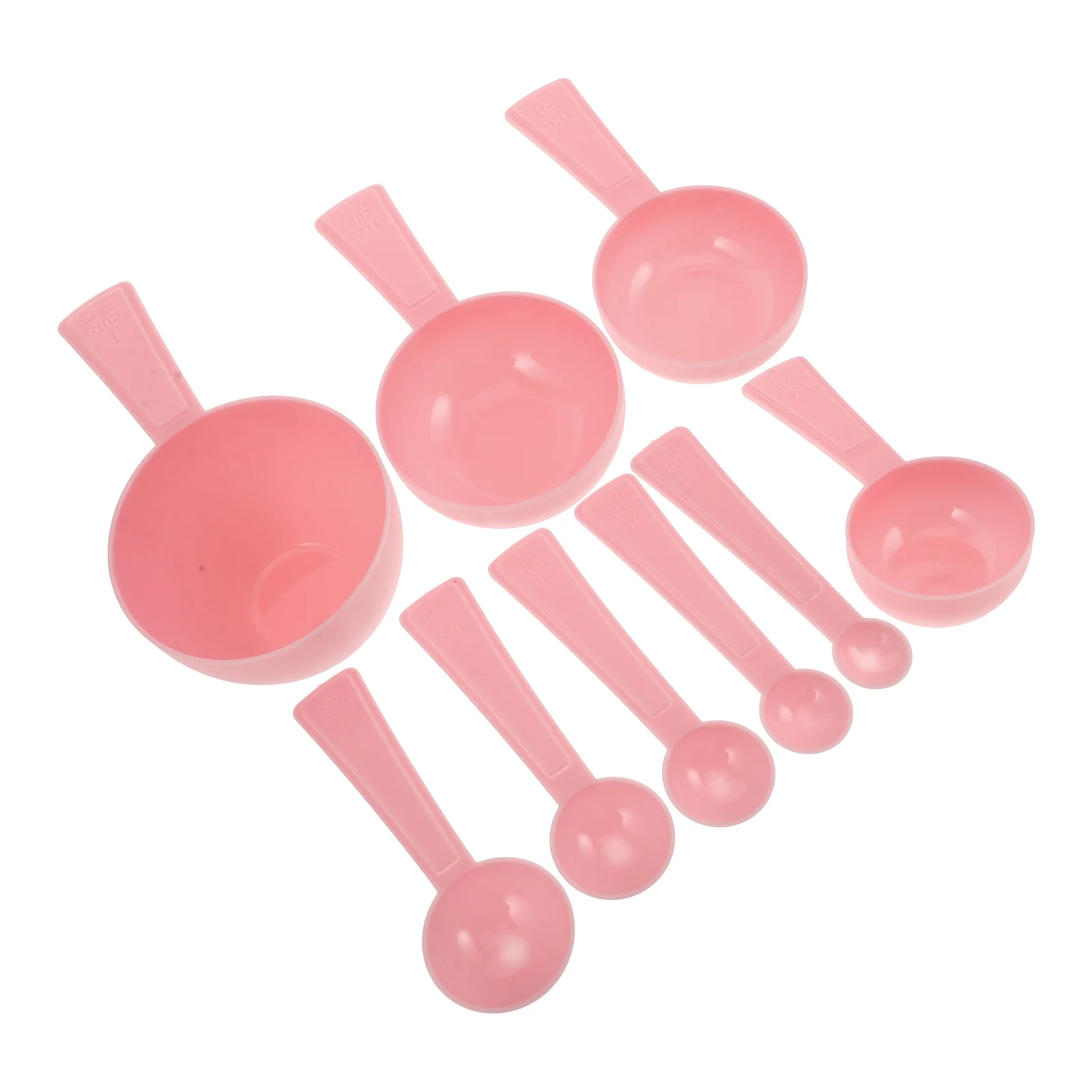 

9 pcs Baking Measuring Spoon Set Compact Lightweight PP Salt Milk Powder Spoons Kitchen Tools Measuring Spoons