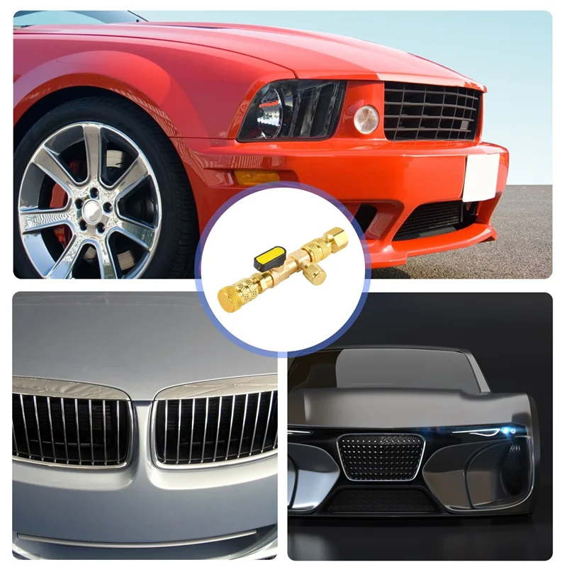 

R410A R22 Инструмент для удаления сердечника клапана HVAC с двойным портом SAE (без потери газа)-AT80