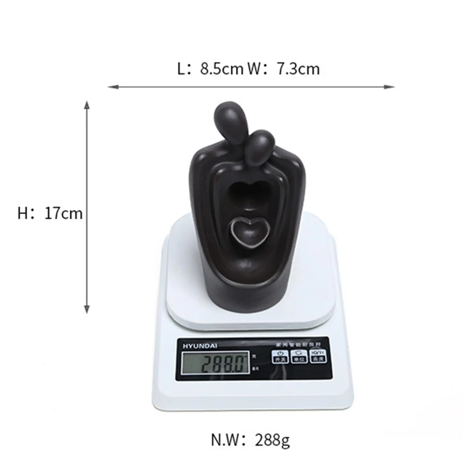 Backflow Incense Burner Holder Waterfall Censer Purple Sand Aroma Desktop Couple Statue Decor for Office Meditation Room Yoga