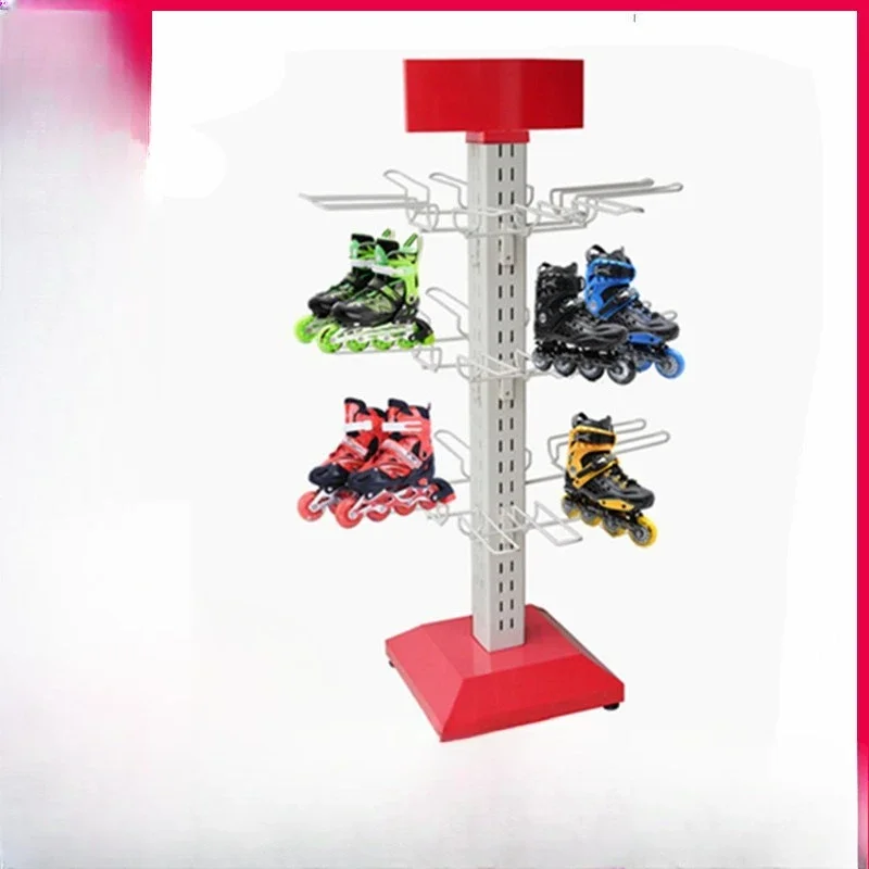 3-layer skate hook display rack, roller skate pulley shoe shelf