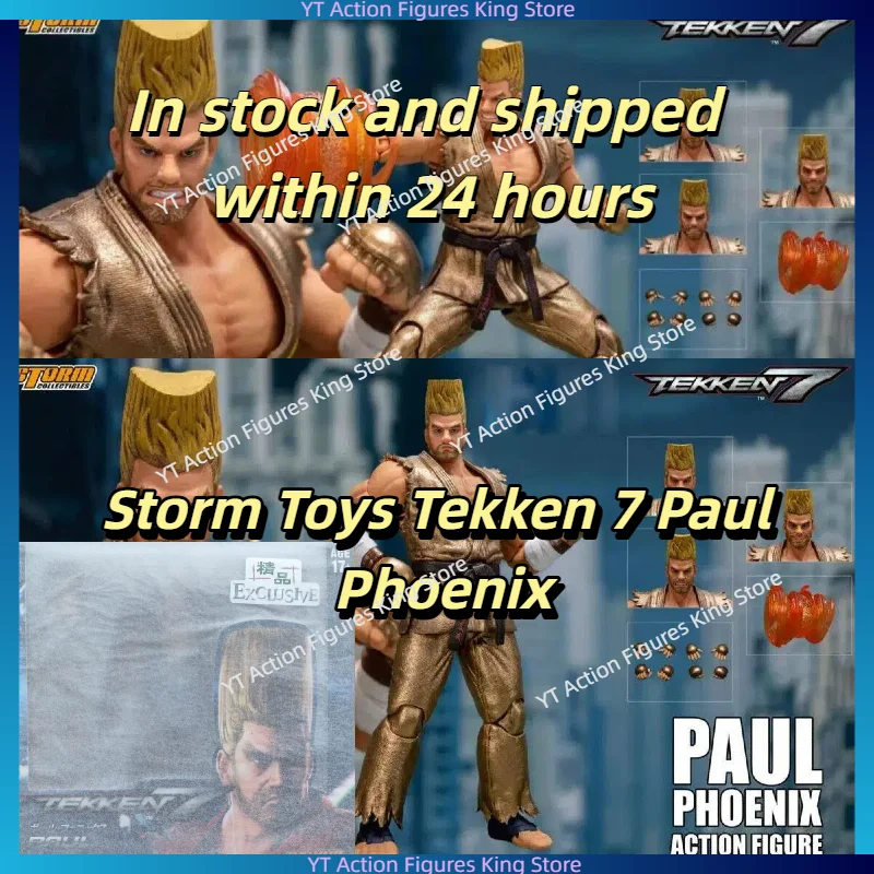 En Stock, Figura de Acción Storm Toys 1/12 Tekken 7 Paul Phoenix Edición Especial BNTK06SP, Juguete Coleccionable, Regalo