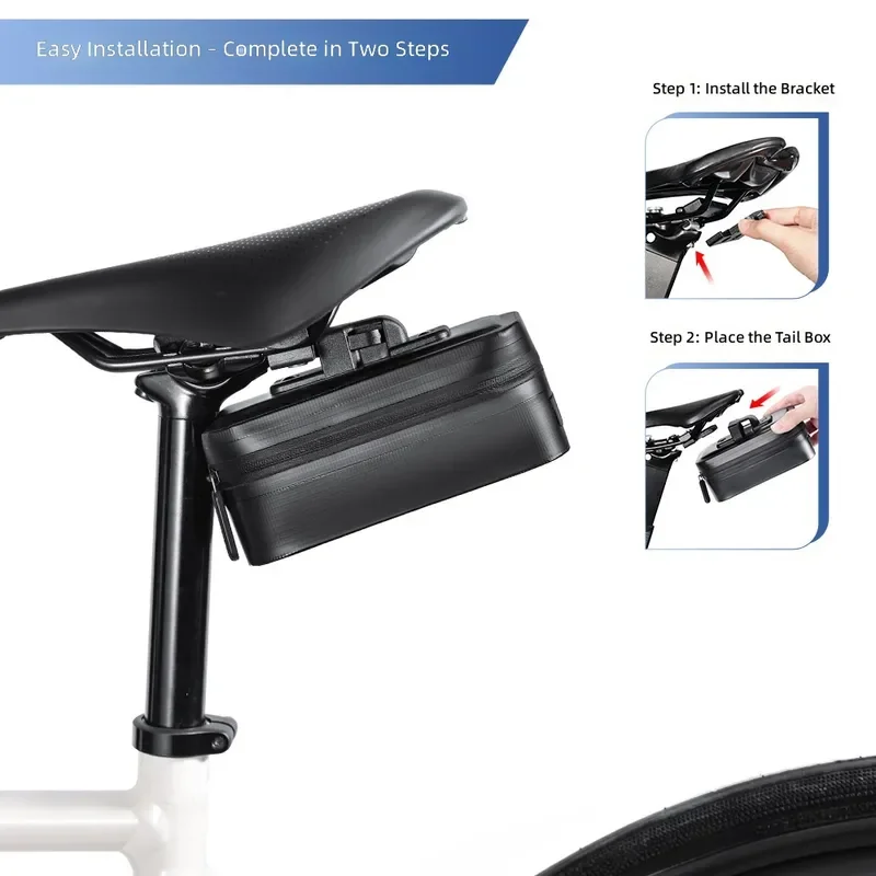 for  Bicycle Bag Road Tail Bag Compact Lightweight Portable Seat Bar Saddle Bag Wind Breaking Riding Accessories