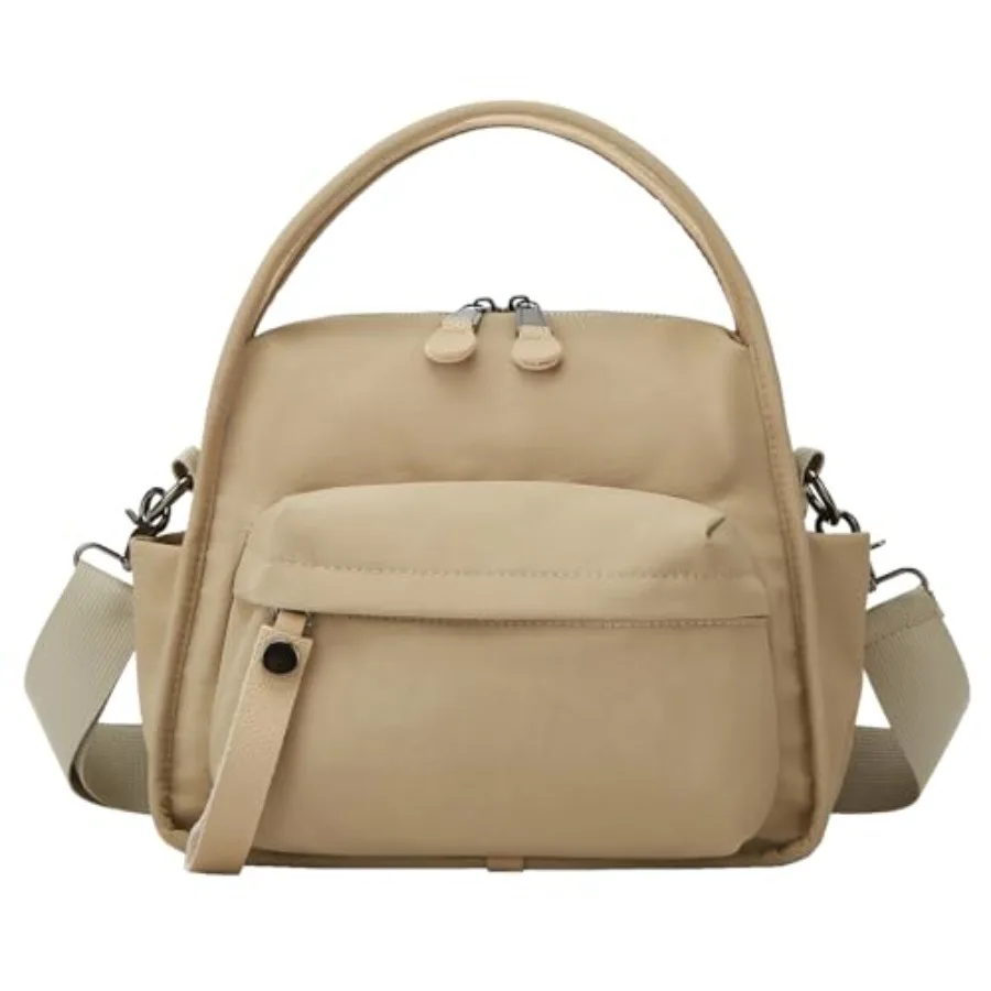 

Nylon Crossbody Bags for Women Casual Top Handle Satchels Underarm Shoulder Hobo Purse Small Tote Bag Commute Clutch Purse