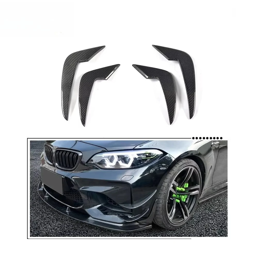 

Carbon Fiber Front Bumper Fins Canards for B-MW F87 2016-2017