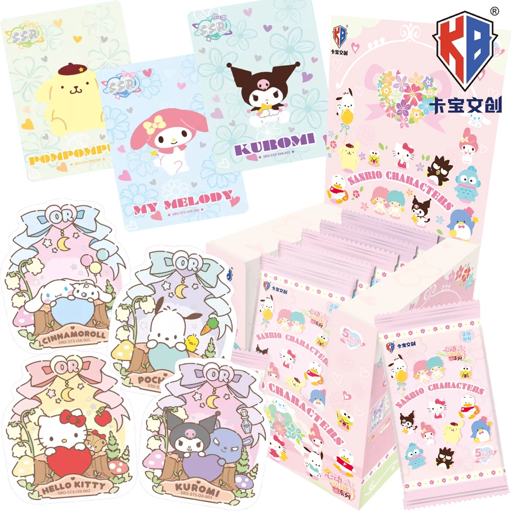 

KABAO Original Sanrio Collection Cards for Girls Anime Cartoon Stars Spaceship Exploration Theme Characters Cards Lovely Gifts