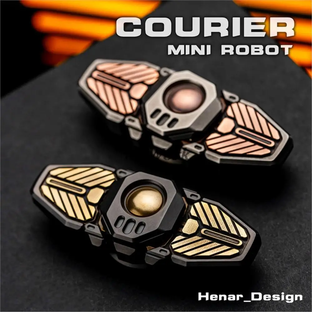 WANWU EDC Koerier Mini Robot Vinger Spinner Slider Handspinner Stress Releiver Metalen Fidget Spinner Autisme Speelgoed