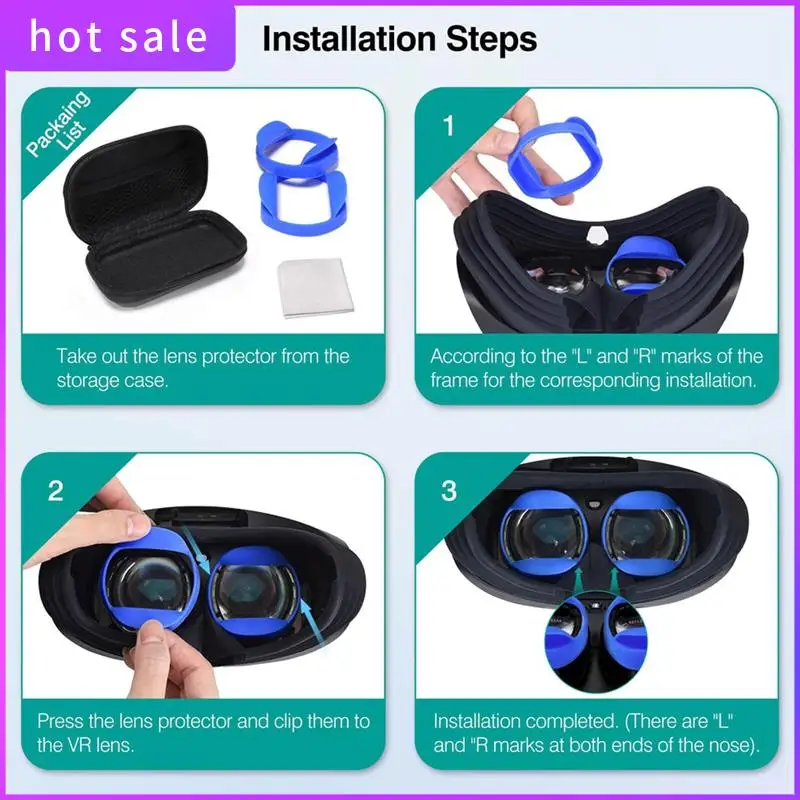 Eyeglasses Frame Protector Case For PS VR2 Sony Myopia Glasses Scratch Resistant Shade Silicone Soft Protective Case