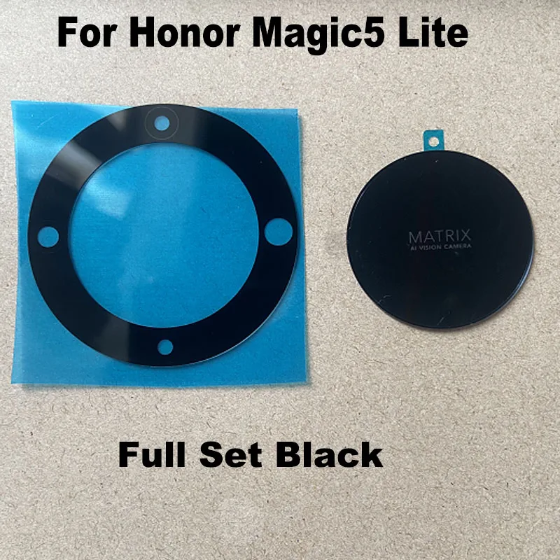 Huawei Honor Magic5 Lite 후면 카메라 유리 렌즈, 접착 스티커 접착제 포함, Magic 5 Lite 5G 용 신제품