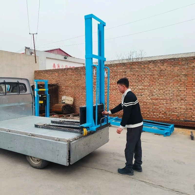 New Condition Small Electric Forklift Loader Manual Hydraulic Stacker Truck for Efficient Loading and Unloading
