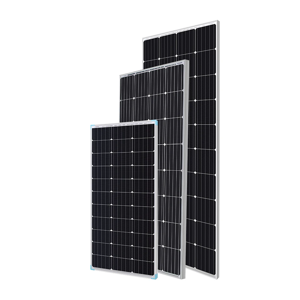 Renogy Solar Panel 50W 100W 200W Watt 12 Volt High-Efficiency Monocrystalline PV Module Power Charger RV Marine Rooftop Off-Grid