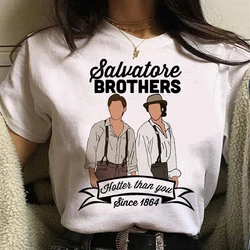 the Vampire Diaries tshirt women graphic Tee female designer comic streetwear clothes