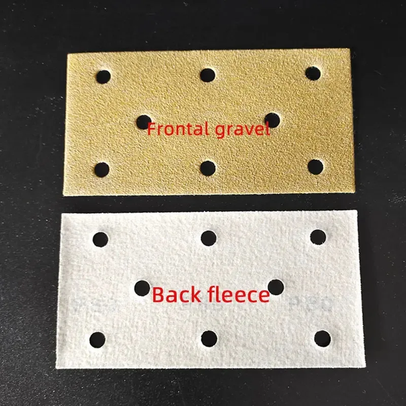 ورق صنفرة مستطيل 95/180 مللي متر مطحنة جافة هوائية متدفقة ذاتية اللصق لتلميع المعجون #4