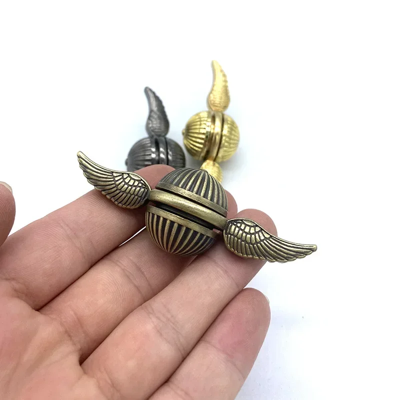 Golden Snitch Fidget Spinner for Kids Adult Anti Stress Fidget Toys Antistress Ball Metal Finger Rotation Spinner Desk EDC Toys