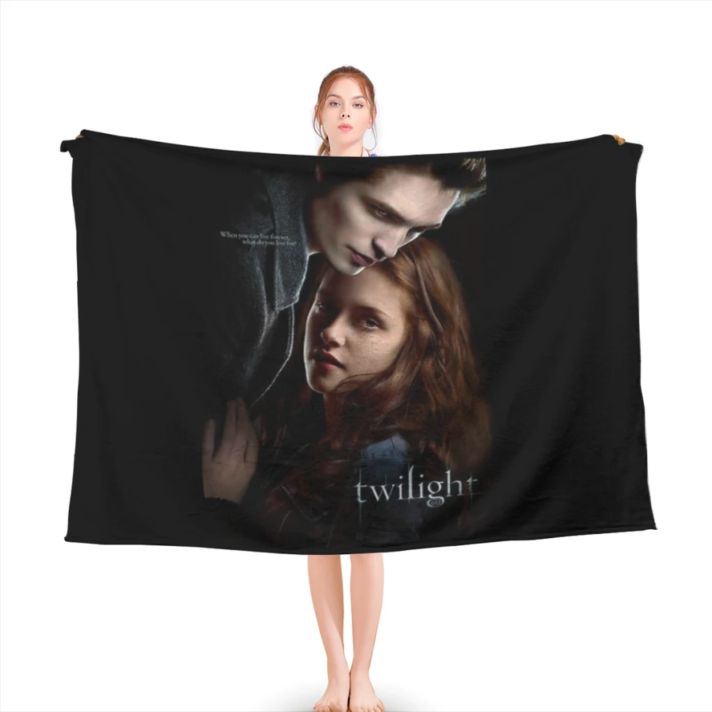 Twilight Blanket Soft Throw Blanket for Home Bedroom Bed Sofa Picnic Travel Office Rest Cover Blanket Kids