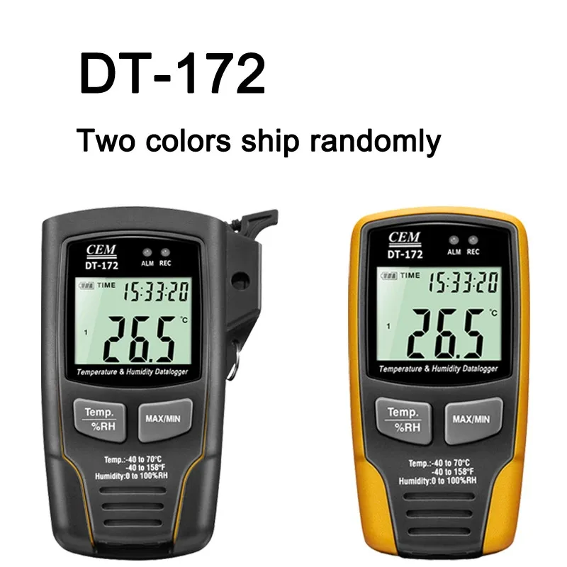 Analizzatore di trasmissione dati USB per registratore di temperatura e umidità ad alta precisione per magazzino/edificio/laboratorio/trasporto