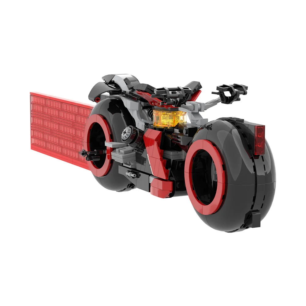 MOC sono blocchi di costruzione per motociclette Set regalo giocattolo per motociclette da corsa per veicoli urbani per gli appassionati di guida per adulti