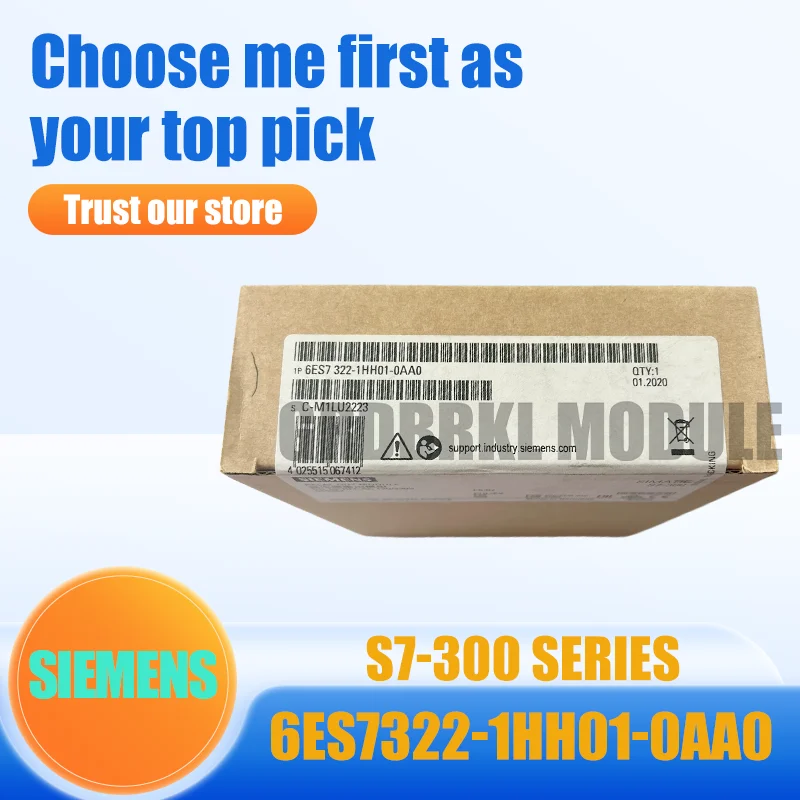 

Brand New Original SIEMENS 6ES7322-1HH01-0AA0 6ES7 322-1HH01-0AA0 S7-300 SM322 16 Relay Output Module