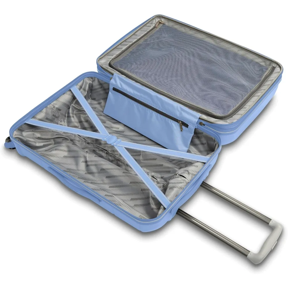 

Stratum 2.0 Expandable Hardside Luggage with Spinner Wheels, Cornflower Blue, Carry-on