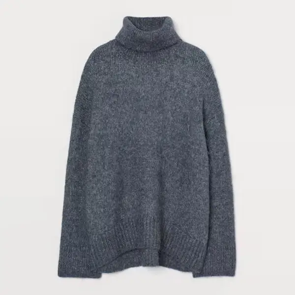 Loose Knitted Sweater Hooded Lazy Sle Women's Autumn Winter New plus Size Warm Thiened Comfortable Mid-Length High Collar