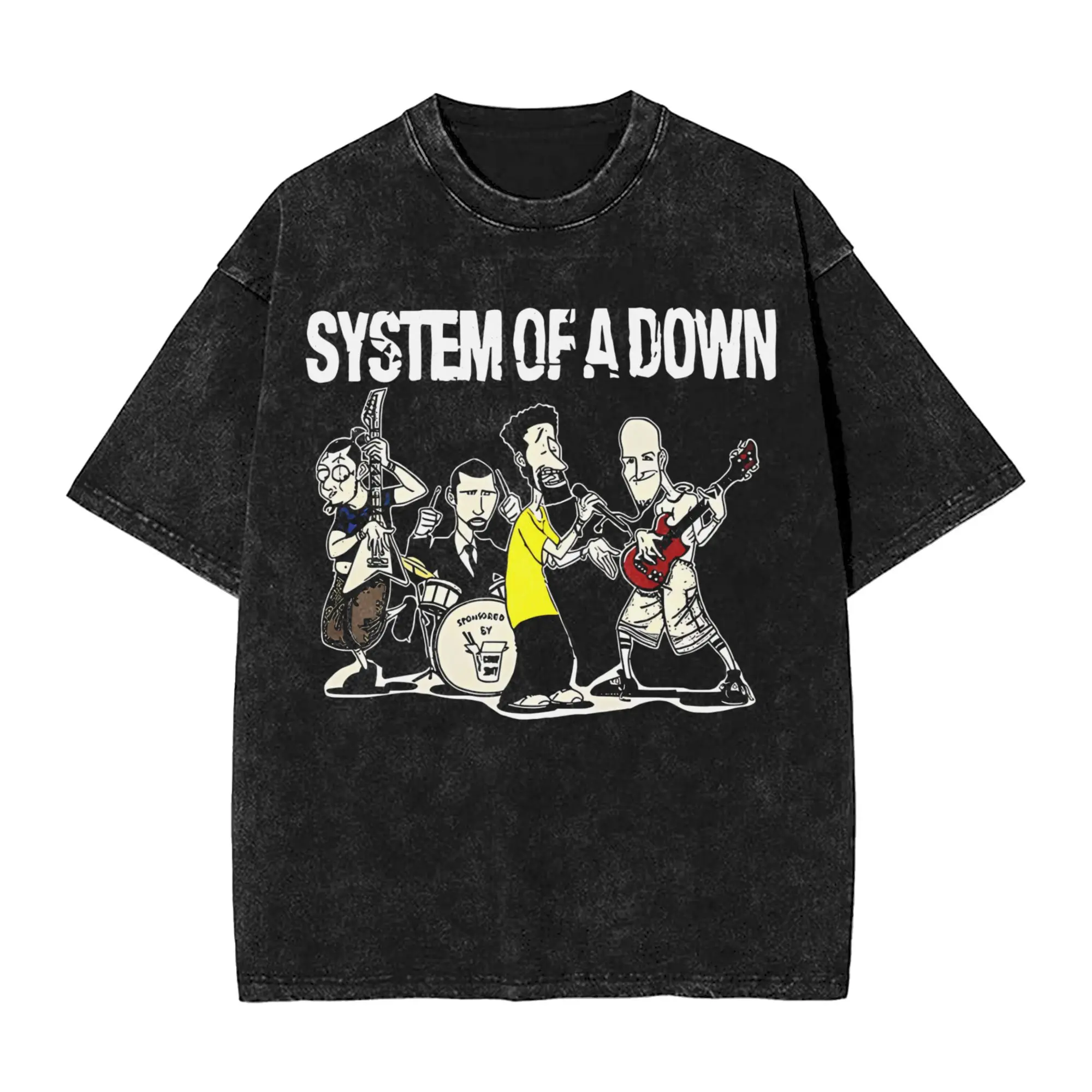 

Футболка System Of A Down Art в стиле хип-хоп, футболка из 100% хлопка, панк-рок-группа, крутая для мужчин и женщин, топы, уличная одежда, футболки
