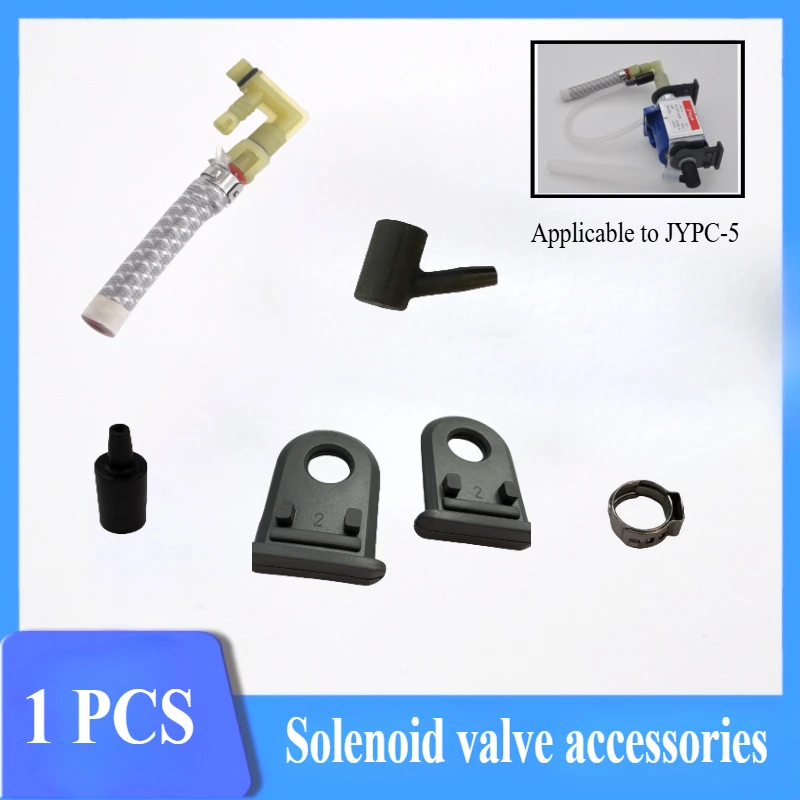 JYPC-5 501 Solenoid Valve Accessories, Suitable for Ironing Machines, Elbow Connectors, Bracket L Valves, Hoses