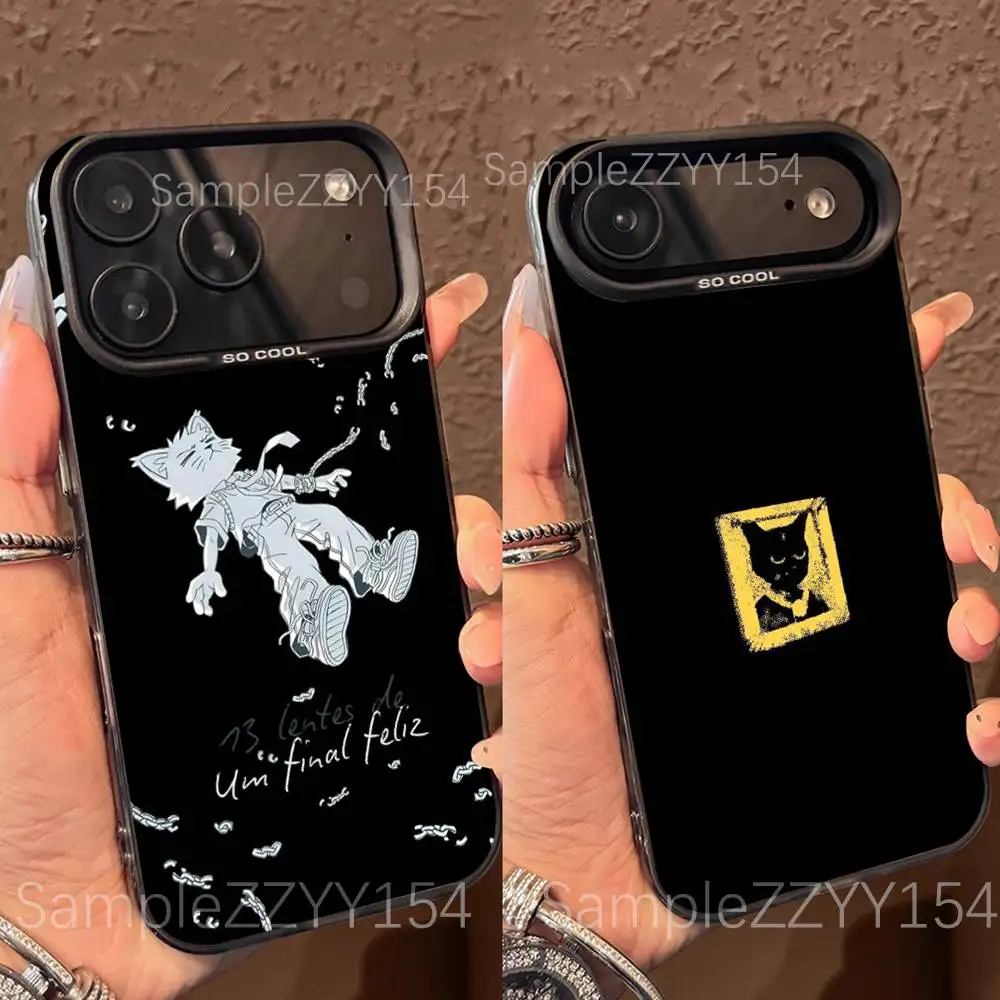 حافظة هاتف Yung Lixo الموازنة لهاتف iPhone 17,16,15,14,13,12,X,8,Pro,Max,Plus,E,SE4,Air,Mini Black IMD Matte