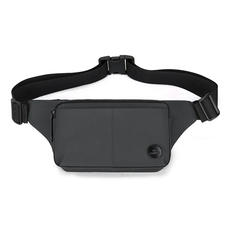 

Men Waist Fanny Pack Sling Chest Bum Bag Male Hip Belt Pack Bags Multi-purpose Waterproof Nylon Running Sports Casual Travel