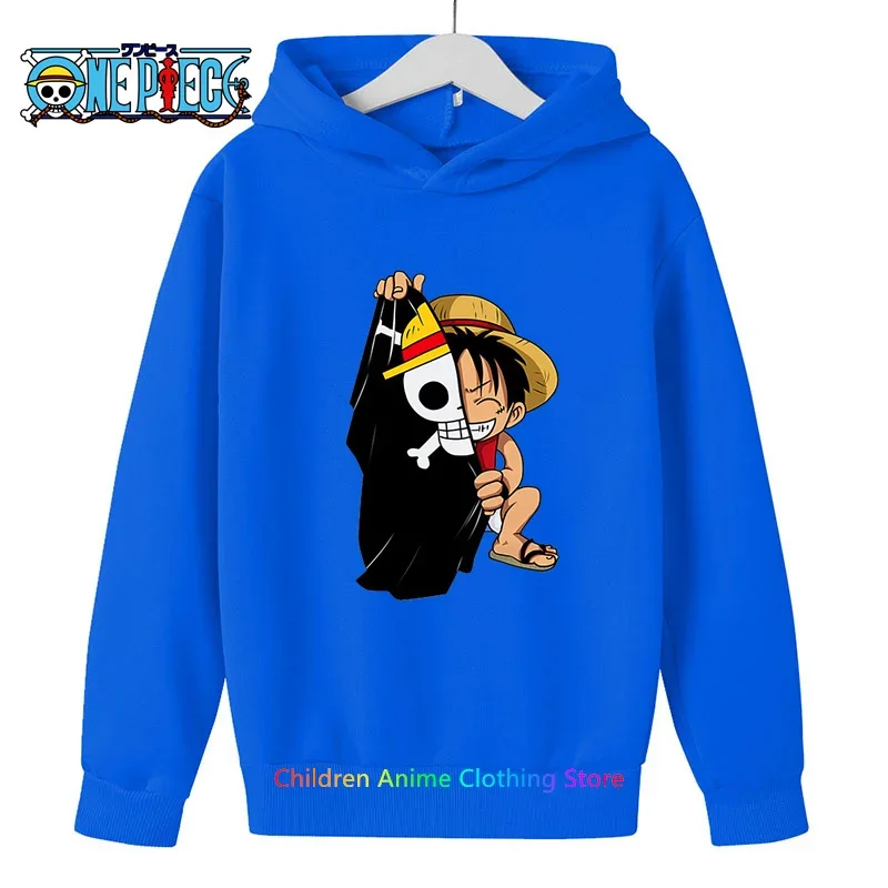 

New Sweatshirts for Boy Children's Clothing One Pieces Luffy Tops for Girls Kids Costume Undefined Baby Boy Clothes Hoodies