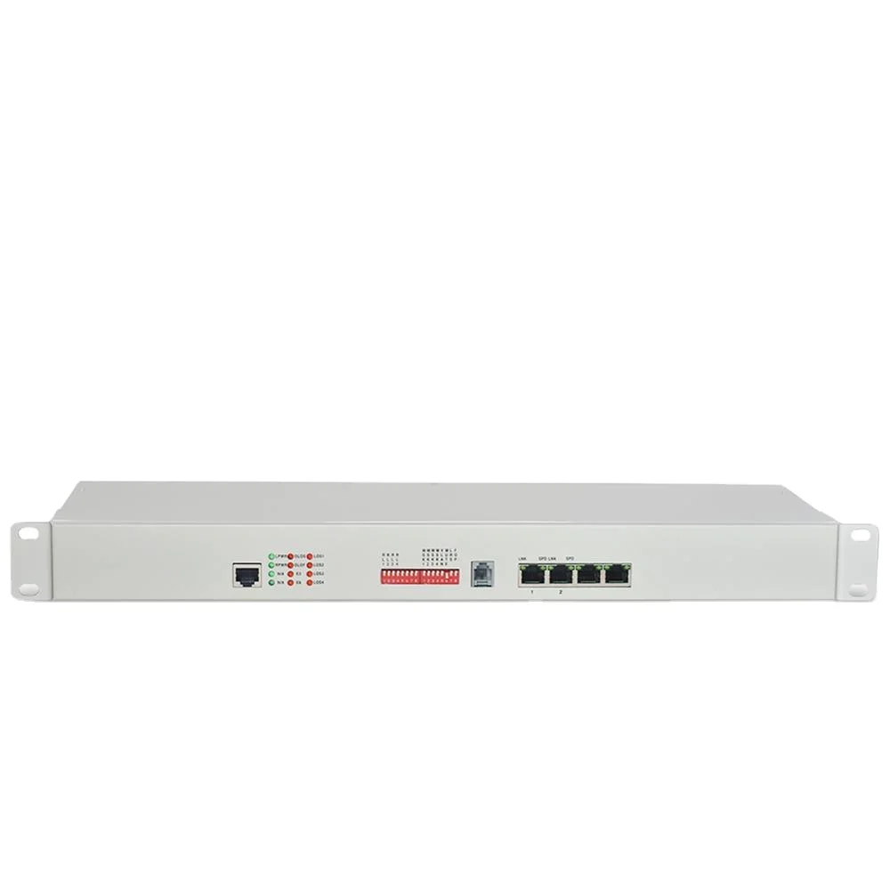 Convertitore ottico a fibra 4E1 PDH Mux 4 porte E1 G.703 di alta qualità