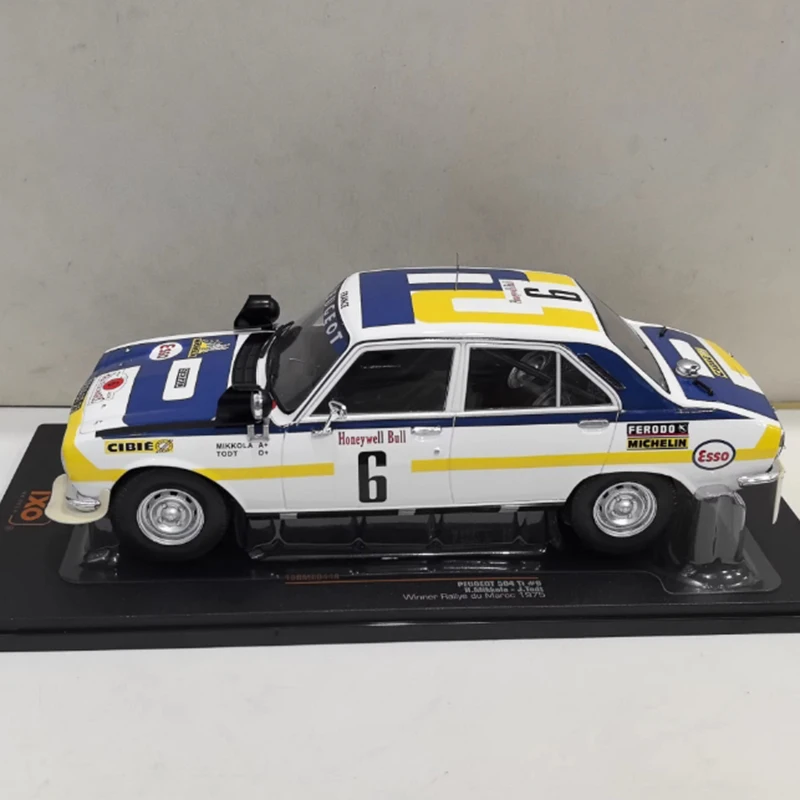 

IXO масштаб 1/18 504 TI # 6 1975 г., имитация модели автомобиля из сплава, статическая коллекция, украшенные праздничные подарки, игрушки, сувенирный подарок