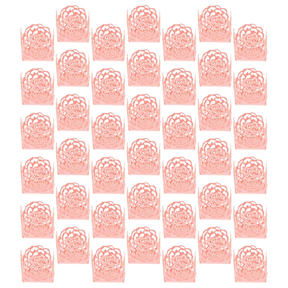 

100 Pcs Chocolate Tray Candy Packing Cups Lightweight Compact Party Supply Paper Table Centerpieces Wrapping Decorative