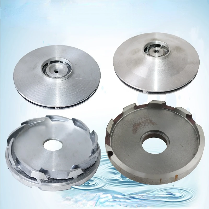 

Крыльчатка водяного насоса 2 дюйма, крышка двойного колеса из алюминия/железа для детской самовсасывающей крышки насоса, фитинги