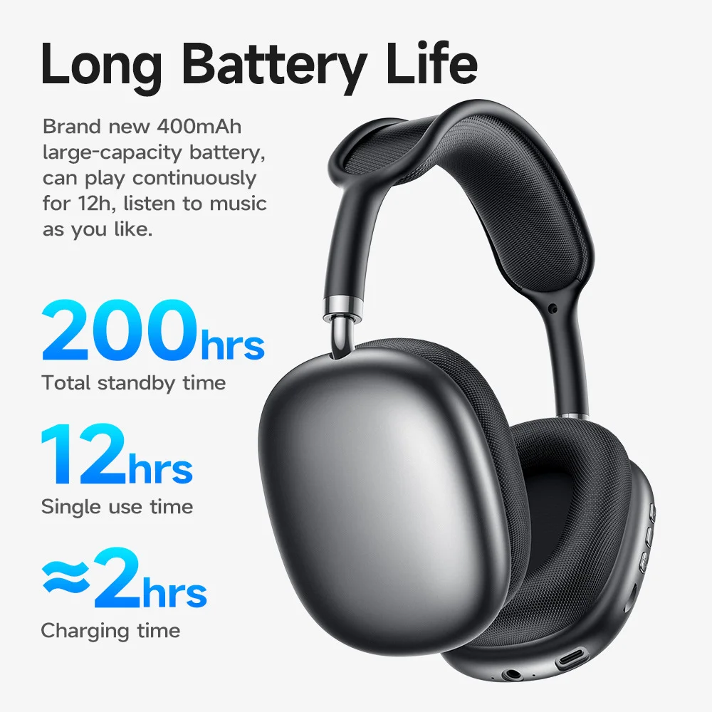 

Wireless Bluetooth 5.3 Headset BO22 Outdoor Sports Gaming Wireless Headphones Noise Cancelling Earbuds 3D Hi-Fi sound quality