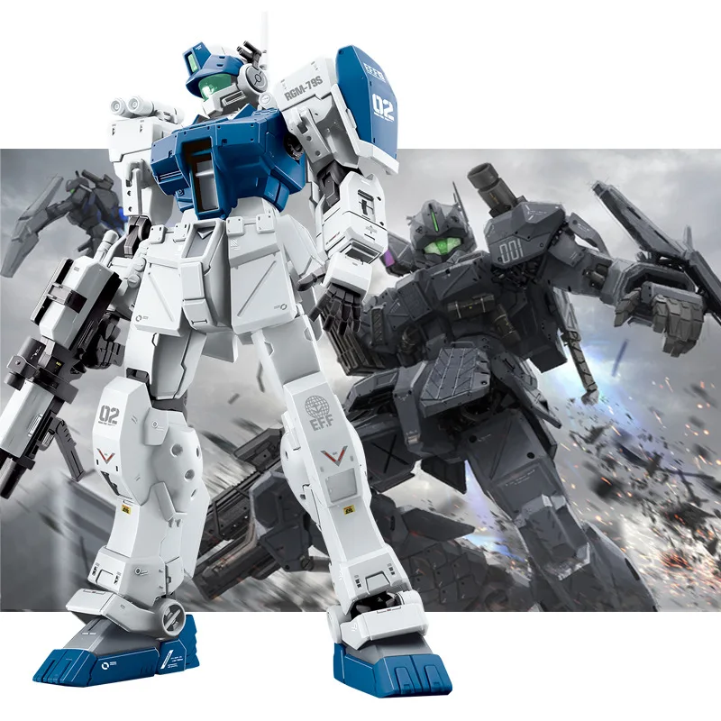Xfs Rgm-79s Gm 스파르탄 화이트 조립 액션 피규어, 스노우 컬러 Hg 1/144 모델 키트 컬렉션 로봇 피규어 모델, 어린이 장난감 선물