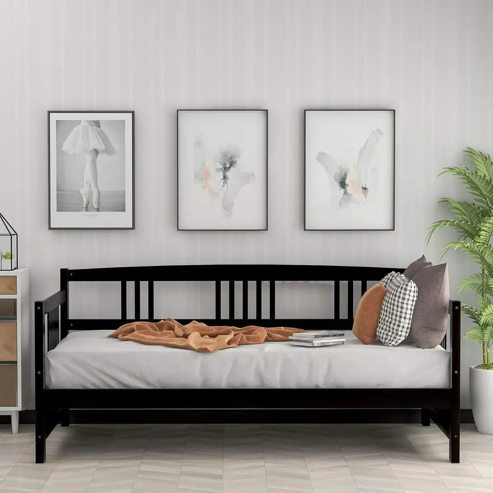 

Twin Size Daybed Sofa Bed for Kids and Adults, 300 lbs Weight Capacity, Space-Saving, Multifunctional with Storage