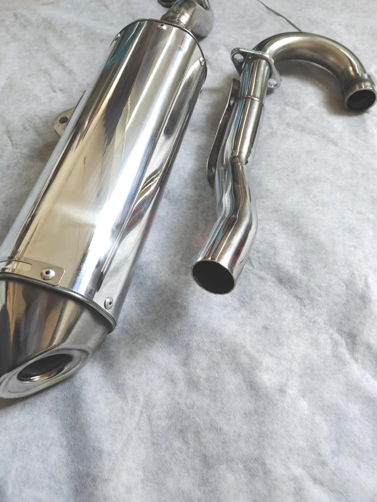 For 250 Extreme Pirate 13 Wolf Stainless Steel Exhaust Exhaust Funnel Smoke Pipe