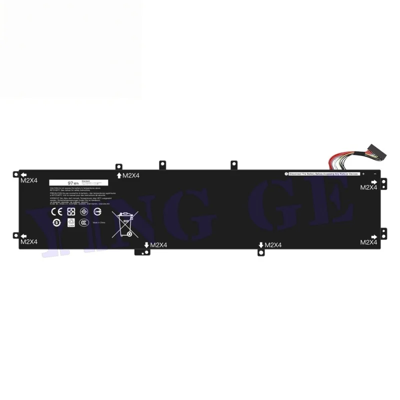6GTPY 8508mAh Laptop Battery for Dell XPS 15-7590 9560 9550 9570 High Quality Large Capacity Long Life Lithium Battery