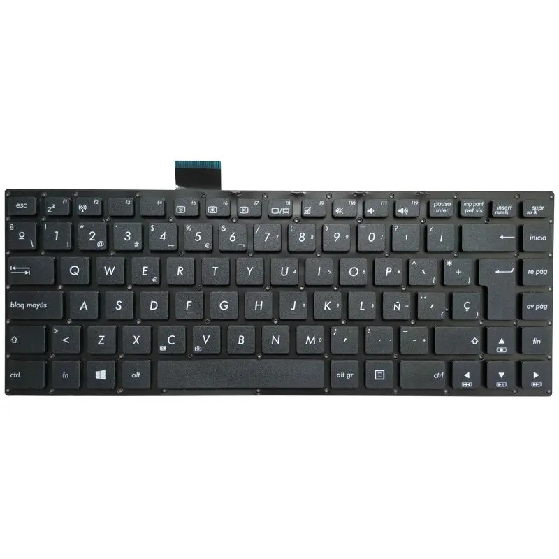 

New Spanish Teclado Keyboard For ASUS VivoBook S400 S400C S400CA S400E SP Laptop Black NO Frame WIN8