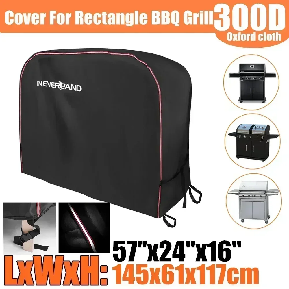 

Barbecue grill cover Rain Water Proof Dust Protective Anti Outdoor Garden BBQ Round Grill Grills Cover For Gas Charcoal Electric